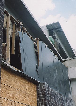Detail of mall demolition, 2003